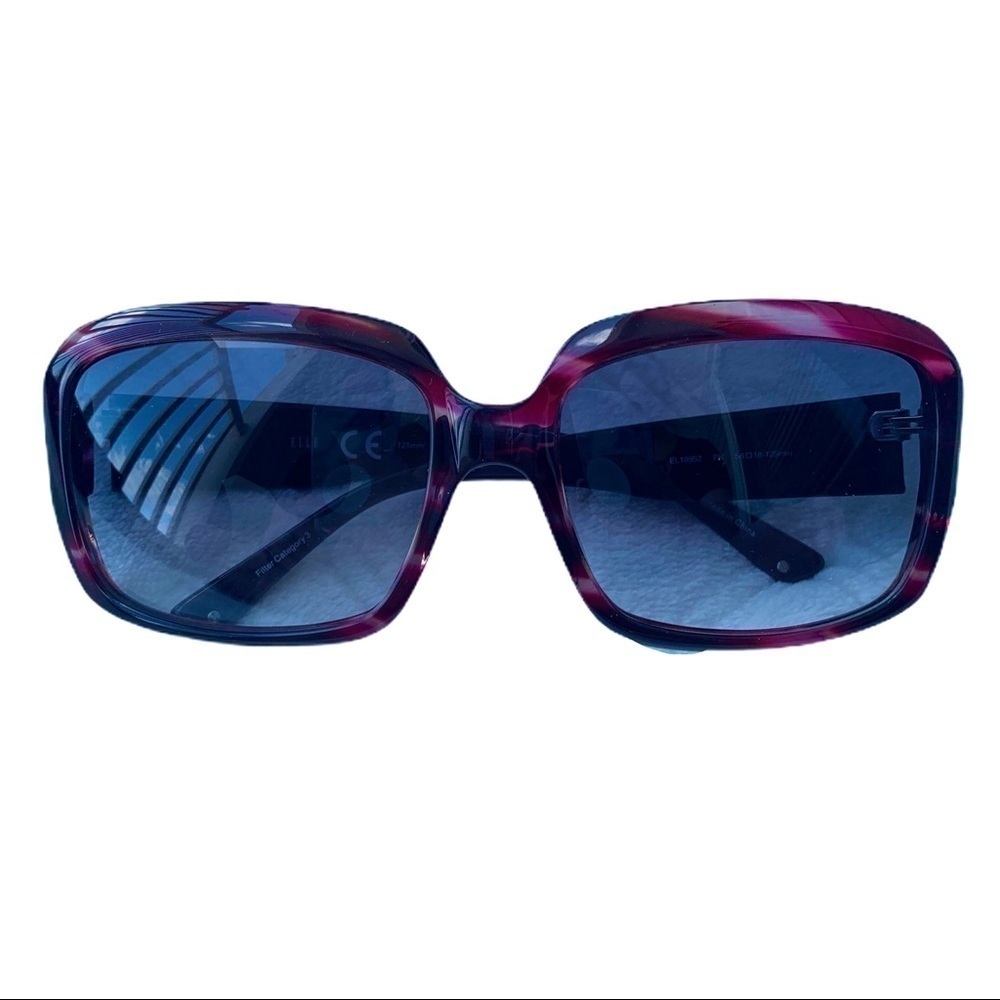 NWOT Elle Y2K Chunky Square Frame Fashion Sunglasses - Picture 3 of 8